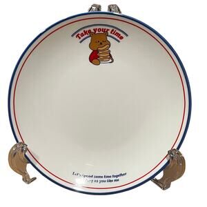 My Buddy Brunch Plate 6" "Take Your Time" Discontinued